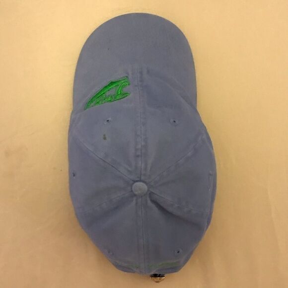 Puerto Vallarta Light Blue & Green Frogs Baseball Hat - Picture 11 of 16